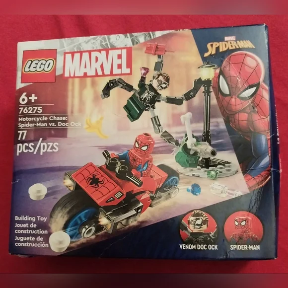 2 New Sealed LEGO Set #75373 Star Wars Mandalorian Battle Pack #76275 Marvel - Picture 5 of 6